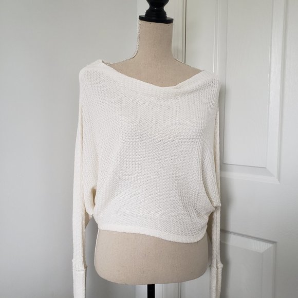 SOLD Free People drippy Mercury Thermal Waffle Knit Tee - Picture 6 of 8